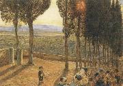 William Holman Hunt Festa at Fiesole painting
